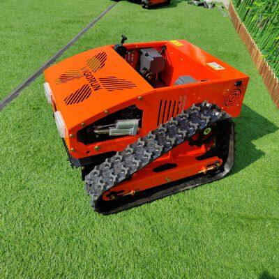 Vigorun VTC550 Robot Grass Mower Multi-Terrain, Low Maintenance Cost, Tank Rc Flail Mower for Commercial Use