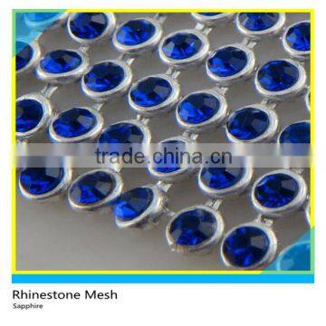 Crystal Sew on Rhinestone Aluminum Mesh Clear Glass Rhinestone Sheet Without Glue photo-5
