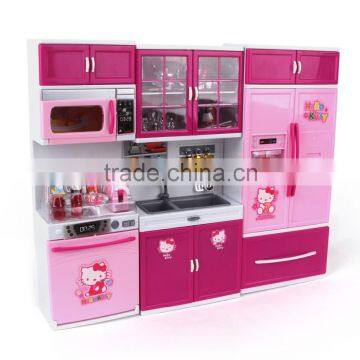 Kids Play Kitchen Set Children Cooking Play Set photo-3