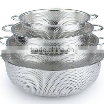 Stainless Steel Colander Wire Mesh Strainer Colander Sieve photo-3