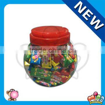 tattoo bubble gum in round bottle