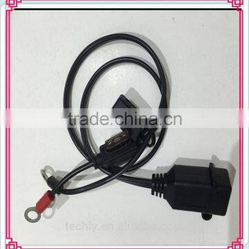 Techly USB To Tender Ring 7.5A Fuse Lead Electronic Wire Harness photo-4