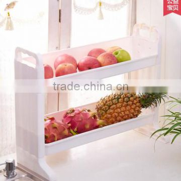 Multi purpose Removable 2 Layer Plastic Storage Rack Kitchen rack