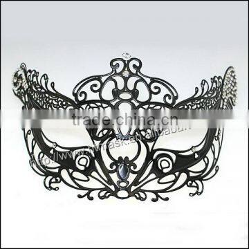 Diamond half face mask of Venice, wrought iron hollow out patch/Venice diamond metal mask dance princess noble mask of Venice