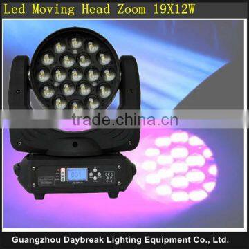 Prolight moving head DJ 12W RGBW led zoom moving light Wedding moving head light ( Osram or Cree Quad color led lamp )