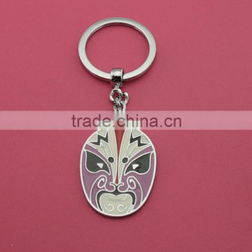 China Style Peking Opera Facial Makeup Keychain TOP QUALITY New Design facial makeup keychain Fashion facial makeup keychain