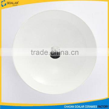 Space Saving Bathroom Small Mini Round Ceramic Wash Basin GA-4011 photo-3