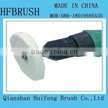 Miniature buffing wheel for machine