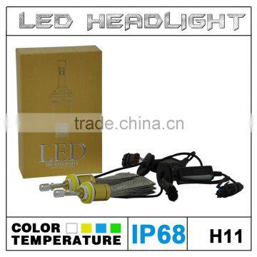 Super Bright Toyota Vios H4 H7 H9 H11 LED Headlight Replace Halogen Bulb