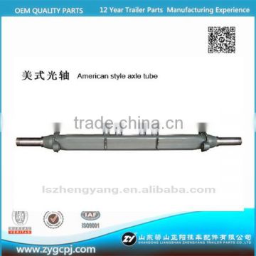 American type trailer axle square shaft