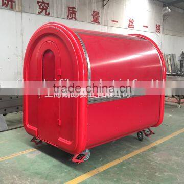 Design for free red Food Van/Street Food Vending Cart For Sales,Hot Dog Cart/Mobile Food cart