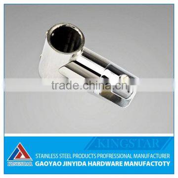 Shower Room SUS304 Glass Pipe Connector.