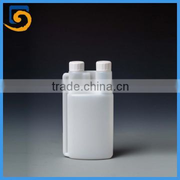 plastic twin neck double neck plastic dosing bottle 500ml