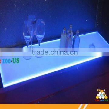 acrylic lighting display shelf for display rack in store/LGP