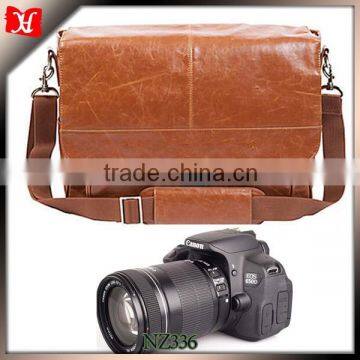 Handmade Genuine Leather Satchel Messenger Bag Camera Case Bag computer cases accessories