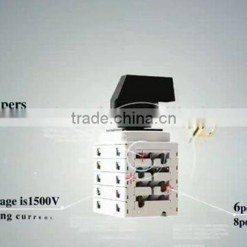 DC Isolator Switch Internal Built in PV Solar 1500V 2-12pole Door Clutch photo-5