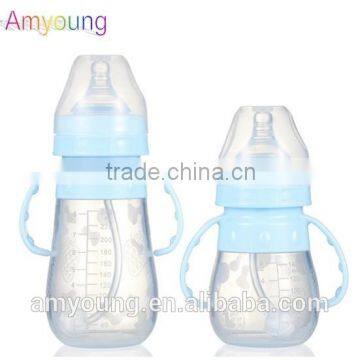 wide neck baby bottles, korea innovative products, silicone baby milk bottles,baby bottle silicone 4 8oz