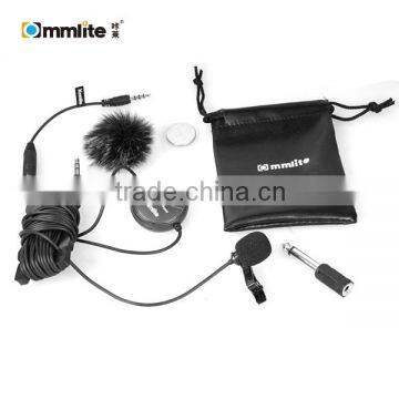 Commlite Camera Accessory CoMica dB Adjusting Lavalier Microphone CVM-V03 Clip-on Mic for Camera, Camcorder and Smartphone