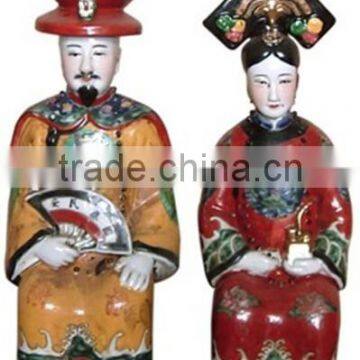 Chinese antique ceramic statue