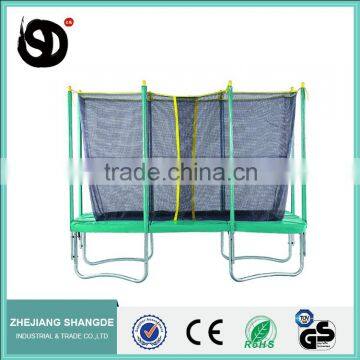 8ft*12ft Outdoor Big Square Trampolines With Safety Enclosure photo-2