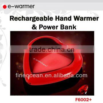 Rechargeable electric hand heaters 3000mah F6002+