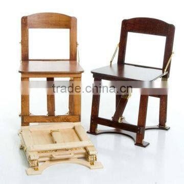 Portable Wooden Folding Chair photo-2