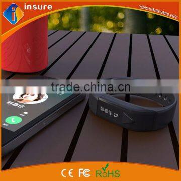 Bluetooth V4.0 Silicone Smart Wristband Pedometer With IP67 Waterproof