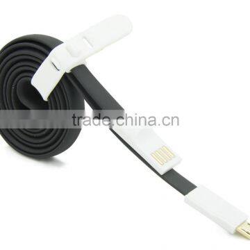 magnet flat fast charger cable for iphone for samsung