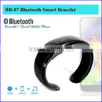 2015 Newest Vibrating Handsfree Bluetooth Bracelet Watch with MP3 function