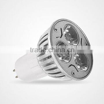 Cheapest price aluminum and plastic GU5.3 led spotlight with CE & RoHS 3w