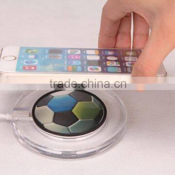 High quality circle wireless power charger,universal wireless charging pad high quallity