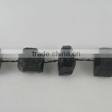 Wholesale Black Tourmaline nugget beads for jewelry