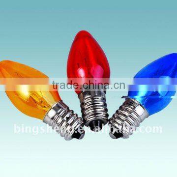 cheap night light colour bulbs C7 110-130/220-240V 10W E12