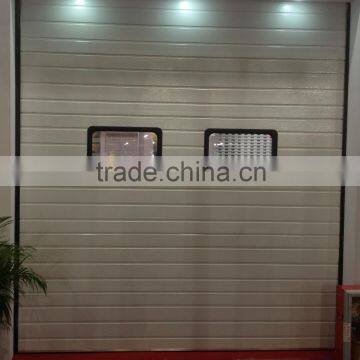 WHITE Color Overhead Garage Door With Window Automatic Remote Controlled Overhead Garage Door Opener Galvanized Steel /Aluminum Most Popular photo-2