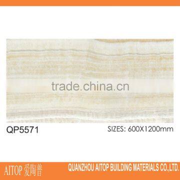 Thin ceramic tile for floor 3d wood grain