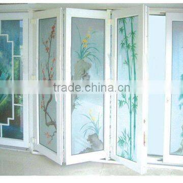 PVC folding door