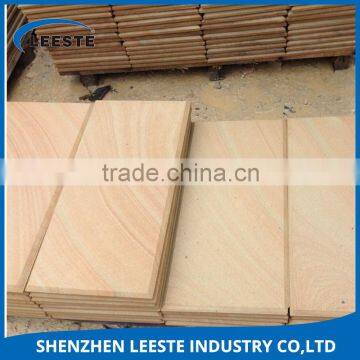 Hot sale good quality fumigation wooden crate packing polished sandstone tiles