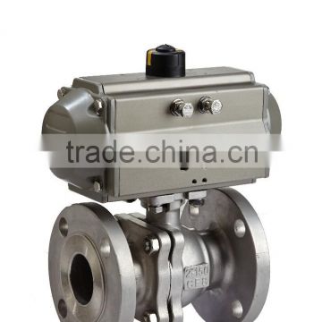 Pneumatic 2pc Flange Ball Valve