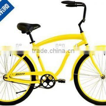 cool style 26 inch steel frame beach cruiser bicycle made in Hangzhou China