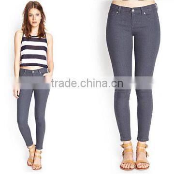 2014 New Arrival Fashion Design Wholesale Skinny 3 Colors Pencil Jeans for Woman Quality Choice photo-4