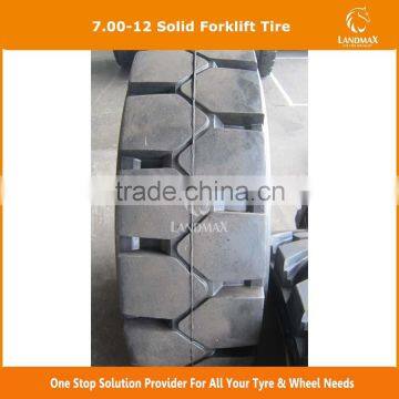 Forklift Tire 700-12 7.00-12 Solid Forklift Tire 7.00-12