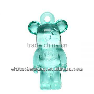 fashion and colorful decorative acrylic bear beads