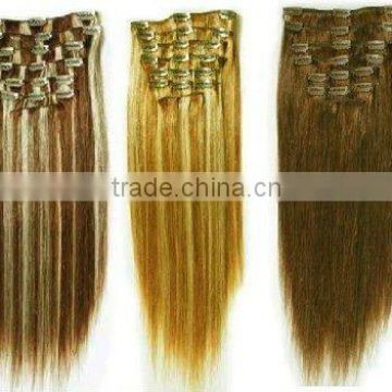 26 inch human hair remy clip in hair extensions