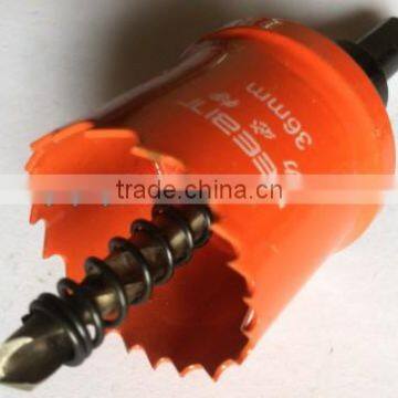 36mm High Quality M42 HSS Bimetal Hole Saw With Adaptor And Allen Key