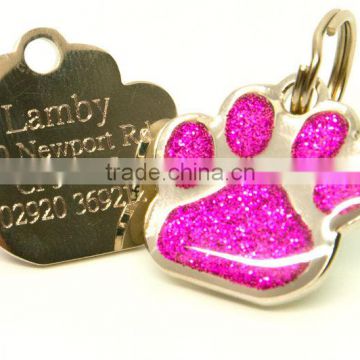 metal engraved metal jewelry tags