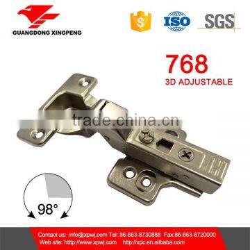 3D adjustable soft closing hinge 768