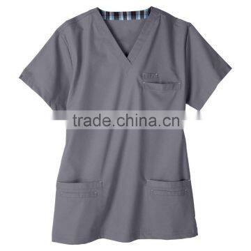 Health Care Uniforms/ V-Neck Neckline Hospital Staff Uniform/Medical Scrubs photo-3