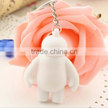 Oem Big Hero 6 Baymax Pvc Figure Keychain Keyring                        
                                                Quality Choice