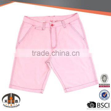 2016 Fashion Wholesale Mens Short Polyester Cotton Shorts with OEM ODM Service