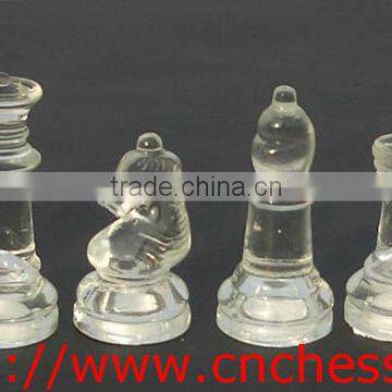 glass chess pieces